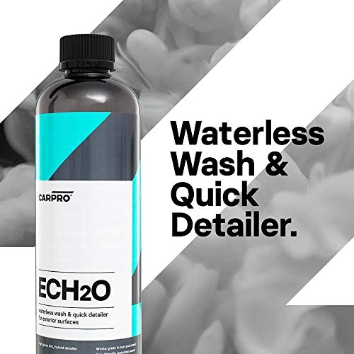 CARPRO ECH2O Waterless Wash, High Gloss Detail Spray, Rinse-Less Wash, and Clay Lubricant Concentrate - 500 mL (17oz) - size: 17 Fl Oz (Pack of 1)