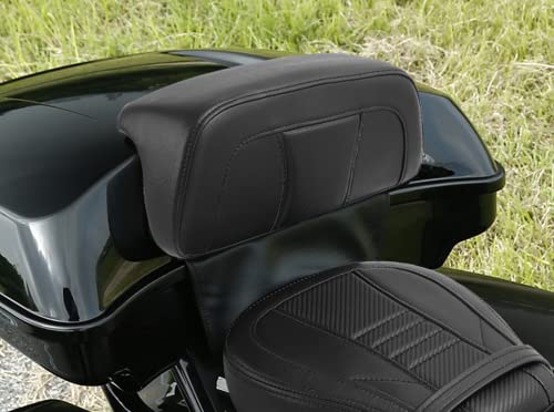 Razor Chopped Trunk Backrest Pad Fits For Harley Touring 2014-2023 Tri Glide Road King Street Glide Road Glide Electra Glide Pack - color: Style C# 1