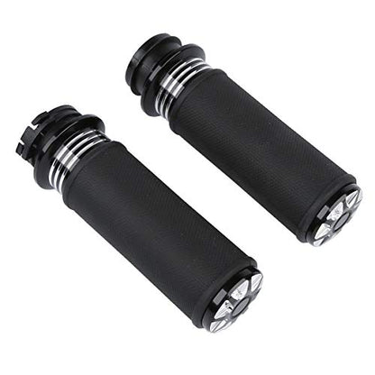 TCMT 1" 25mm Electric Handle Bar Grips Fit for Harley - color: Style A