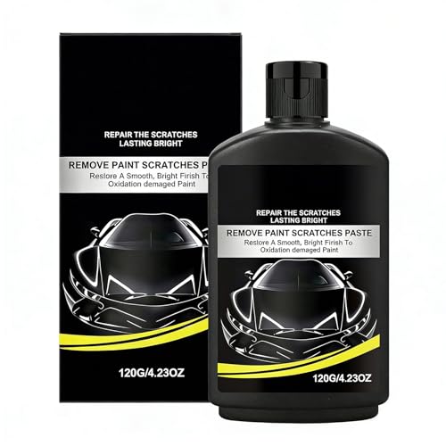 Car Scratch Remover, Dust Reduction Technology, 120g, Vehicle Scratch Repair, Detailing Sponge Kit, Fast and Convenient, for Cars, Trucks, and Motorcycles