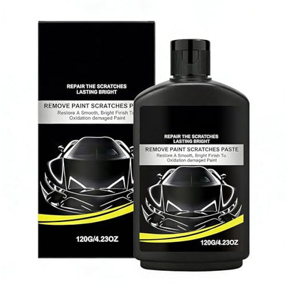 Car Scratch Remover, Dust Reduction Technology, 120g, Vehicle Scratch Repair, Detailing Sponge Kit, Fast and Convenient, for Cars, Trucks, and Motorcycles