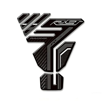 Motorcycle Tank Pad Compatible with Yamaha YZF R9 YZFR9 2025 2026 Motorcycle Fuel Tank Protector Gas Tank Decals YZF R9 Tank Pad Fuel Tank Kit Knee Stickers Decals Protection (A-6) - color: A-6