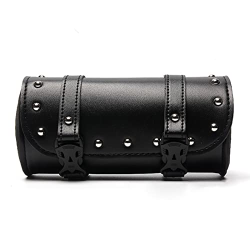 Motorbike Fork Bag PU Leather Handlebar Bag Waterproof Motorbike Saddle Bags Motorcycle Accessories