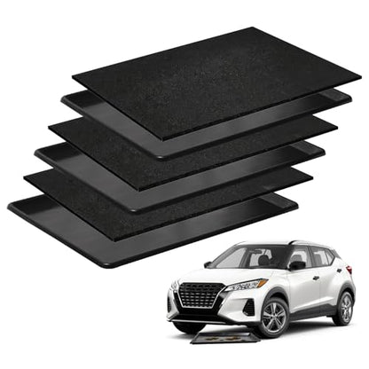 3 Pack Oil Drip Pan for Under Car(35.4 x 24 x 1.6 Inch) Flexible Oil Trays with Felt Mat, Large Leak-Proof Drip Pan for Car Oil Changes, Engine Maintenance, Pet Cleaning, and Home Appliance Repair