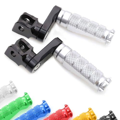 MCMOTOPARTS R-FIGHT Front Rider Footpeg Footpegs Foot Pegs Footrests Gold Compatible with ER-6F 2006-2008 06 07 08 - color: Gold, size: Standard (No Extension)
