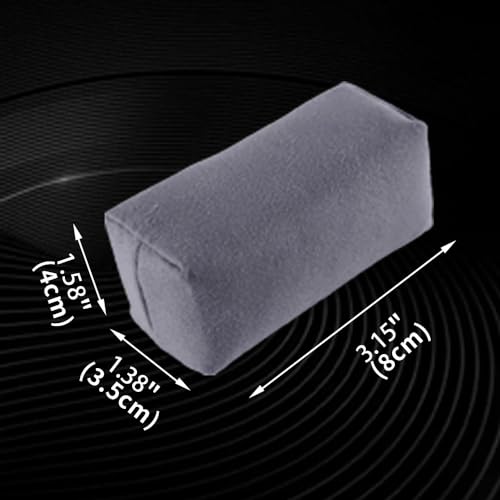 Microfiber Applicator Pad, Car Detailing Suede Sponge Applicator, 6Pcs Coating Sponge Pads for Cars, Ceramic Spray Coating, Applying Wax, Sealants & Other Conditioners-（6pcs）