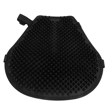 Motorcycle Gel Seat Cushion Shock Absorption Cooling Universal Black Seat Cover