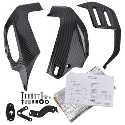 Motorcycle CB650R Belly Pan Bellypan Engine Spoiler Lower Fairing Body Frame Panel Protector Fit for CB 650R CB650F 2019-2024 Accessories (Carbon Look)