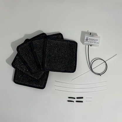 Oiler Kit: Motorcycle Maintenance Set with Chain Oiler, Brush Rag 5-Pack, and Universal Tube Kit (Chain Size 530 Select GN525/530 Oiler Kit) - size: Chain Size 530 select GN525/530 Oiler Kit