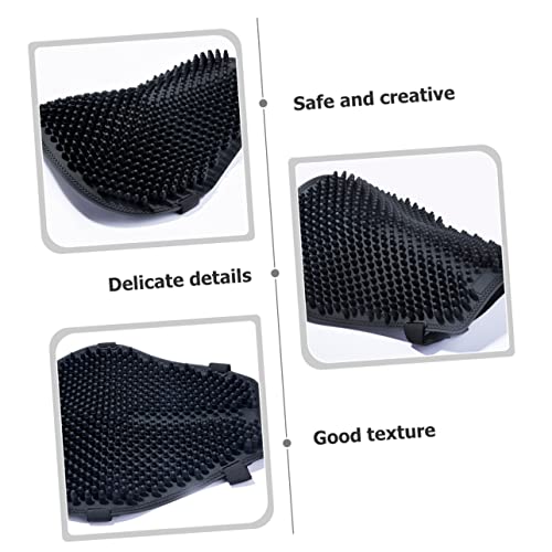 Thickened Silicone Motorcycle Seat Cushion Breathable Ventilated Pad Shock Absorbing Slip Saddle Cover for Comfortable Long Rides