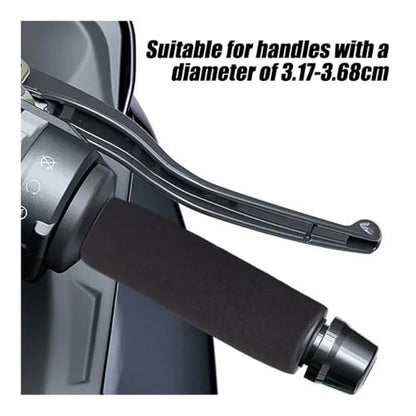 Motorcycle Grips Handlebar Cover Grips 8/4/1PCS Foam Anti-Slip Moto Handle Levers Grips Motorcycle Handlebar Cover Anti Vibration Comfort Grip Sleeve - color: 8pcs