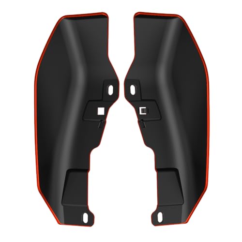 Mid Frame Air Deflectors Heat Shield Fit for Harley Touring 2009-2026 Rally Red - color: Rally Red