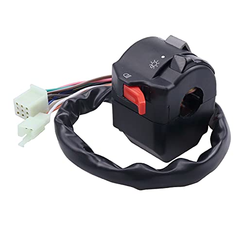 7/8" 22mm Motorcycle Switch Handle Switch Horn Button Turn Signal Electric Fog Lamp Light Start Handlebar Controller for Yamaha RXKNEW 125