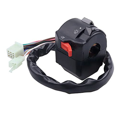 7/8" 22mm Motorcycle Switch Handle Switch Horn Button Turn Signal Electric Fog Lamp Light Start Handlebar Controller for Yamaha RXKNEW 125