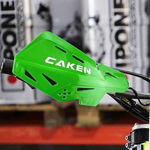 Universal 7/8" 22mm and 1 1/8" 28mm Handle Bar Hand Guards CNC Bracket for Dirt Bike Motocross ATV Scooter for CRF KLX KX LTR TRX SX SXF EXC XCW Grizzly Hawk 250 Bicycles-Green - color: Green