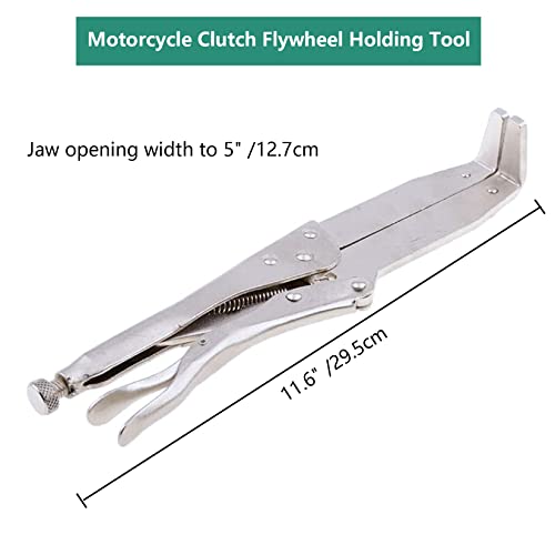 Motorcycle Clutch Flywheel Holding Tool, Hub Basket Gear Holder | Holds clutch hubs, baskets, gears and flywheels during motorcycle repair and maintenance