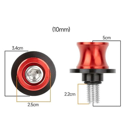 2Pcs Motorcycle Swingarm Spools Slider for Ducati Panigale 959 2016 2017 2018 2019 Swingarm Spool Stand Bobbins Swingarm Spools Starting Frame Screw,10mm-Black