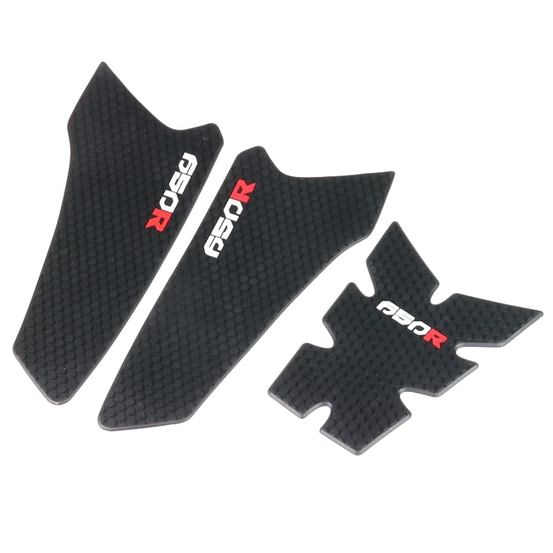 ONE.K.S Motorcycle Tank Grip Stickers Traction Rubber Side Pad Gas Fuel Knee Grip Decal Protector Sticker Anti Slip Real Carbon Look Fit for CBR650R CB650R 2019-2023