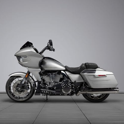 C.C. RIDER Low-Profile Rider&Passenger Seat Fit for Harley Touring 2023-2025 CVO Street Glide FLHXSE CVO Road Glide FLTRXSE 2024-2025 Street Glide FLHX Road Glide FLTRX FLTRXSTSE - size: 03# Black