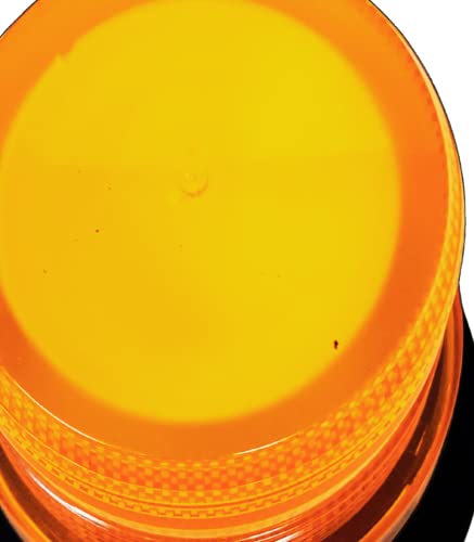 2x 24 LED Amber Forklift Beacon Strobe Light Safety Warning Flashing Lights Magnetic Base Surface Screw Mount 12V-24V Mower ATV Tow Trucks Tractor Golf Carts UTV Cars Bus Construction Emergency Bright - size: 2x Amber