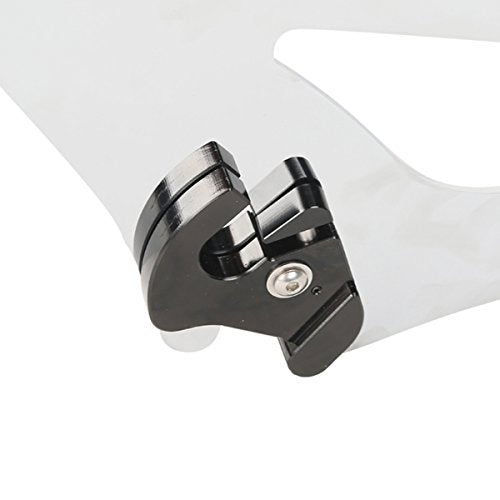 XFMT Motorcycle Detachable Two-Up Luggage Rack for Harley Touring Road King Street Glide Road Glide Electra Glide 2009-Later (Chrome) - color: Curves Luggage Rack-Chrome