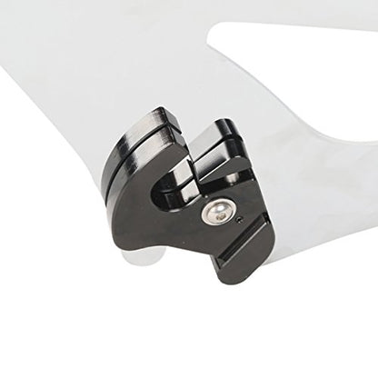 XFMT Motorcycle Detachable Two-Up Luggage Rack for Harley Touring Road King Street Glide Road Glide Electra Glide 2009-Later (Chrome) - color: Curves Luggage Rack-Chrome