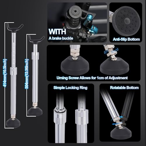 Motorcycle Wheel Lift Trail Stand Jack,Portable and Effort Saving Universal Wheel Lift Stand for Most Motorcycles Tire & Chain Maintenance like Rebel 250 500/Grom/Ninja 650 300/KLR 650/CRF250L/KLX 110
