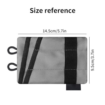 EDC Storage Pouch, Anti-Lost Outdoor Tactical EDC Kit Multi-Function EDC Tool Pouch - color: Gray