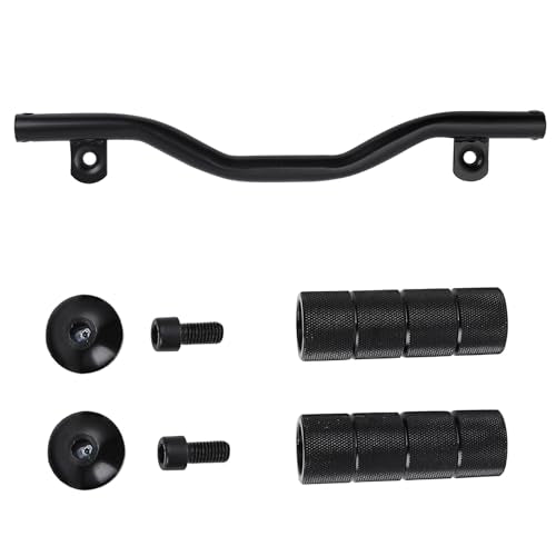 Mokuo Motorcycle Highway Extend Leg Pedal Bar in Heavy Iron Material Come with Foot Peg,Compatible with YAMAHA Zuma 2022-2024,Black Color - size: 2022-2024 BW'S