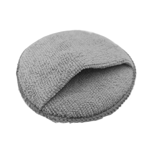 Automotive Polishing Pad - Microfiber Foam, Detailing Sponge, 5 Inch Round Applicator with Pocket for Waxing Buffing Conditioning Surfaces | Car Truck SUV Garage Rv Motorcycle Wheel Care Tasks Day