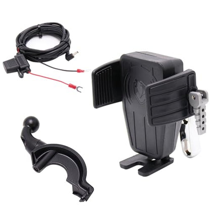 Motorcycle GPS Mobile Phone Wireless Charging Navigation Bracket for Honda Gold Wing GL 1800 F6B GL1800 DCT 2018 2019 2020 2021 Motorcycle Phone Holder Perch Mount Navigational Accessories