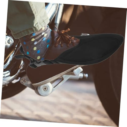 2pcs Motorcycle Shift Shoe Covers - Protector for Outdoor Riding Easy to Clean Gear for Men Prevent Shoe Grime and Shifting Comfort