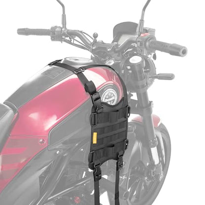 Motorcycle Tank Left and Right Auxiliary Mounting Pendant - Motorcycle Accessories Increase Storage Space, Suitable for Motor Fuel Tank Bag Motor Crash Bar bag - style: Left/Right Expansion
