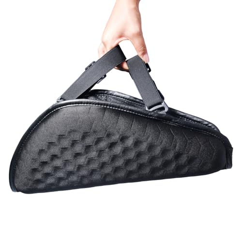 Foldable Gel Seat Cushion for Motorcycle, Universal Non-Slip Grip Ergonomic Motorcycle Seat Pad, Comfort & Butt Protection for Long Rides, Stay Cool & Comfortable (Black)