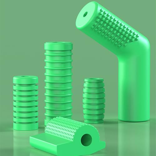 Universally Motorcycle Shifter Gear Lever Pedal Rubber Covers Antiskid Foot Peg Toe Protector Accessories - color: Green