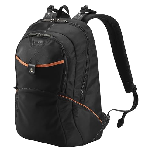 EVERKI Glide 26.5L Laptop Backpack – Reflective Strips for Motorcycle, Business Travel Backpack Carry On Flight Approved with Laptop Compartment & Corner Protection, Fits Laptops up to 17.3" - Black - size: 26.5 Liters