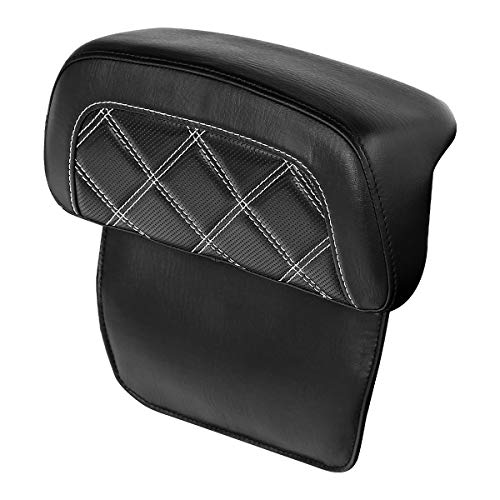Razor Chopped Pack Backrest Pad Fits For Harley Touring 2014-2023 Tri Glide Road King Street Glide Road Glide Electra Glide Pack - color: Style D# 3