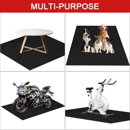 Extra-Large Garage Mat 22' x 8'10" - Durable Oil Mat for Garage Mats for Floor Under Car, Washable Garage Rug, Absorbent Floor Mats with Waterproof Liner, Garage Carpet, Oil Change Pad, Car Rug - size: 8'10" x 22' (Rectangular)