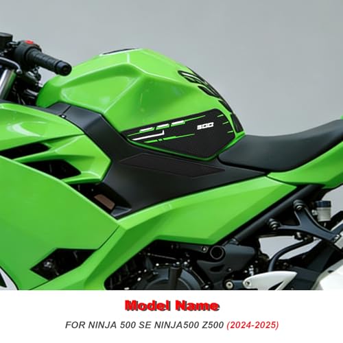 Tank Grips Tank Pad Protector for Kawasaki Ninja 500 Z500 Ninja500 SE 2024 2025 Compatible with Ninja 400 Z400 2018-2025