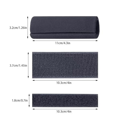 2 Pcs Foam Handle Cover NBR Rubber Grip, Comfortable Foams Tubing Handle Grips for Bicycle Motorbike Handlebar Luggage Handles Replacement - size: 2pcs
