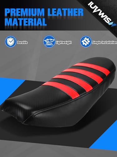 Dirt Bike Seat Cover for Talaria Sting MX3/R MX4 MX5/PRO Electric Bike Red,High Elastic Leather - color: red