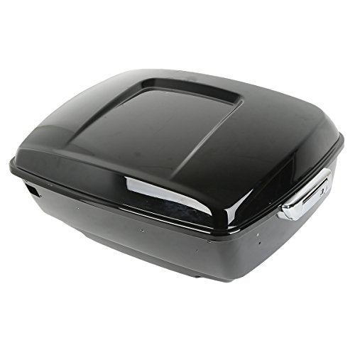 XFMT 13.7'' Motorcycle King Trunk Luggage Tail Box for 2014-2025 Harley Touring Road King Stree Glide Road Glide Electra Glide Ultra Classic Tail Box - color: King Trunk