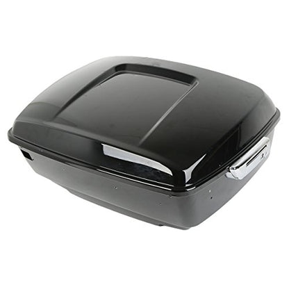 XFMT 13.7'' Motorcycle King Trunk Luggage Tail Box for 2014-2025 Harley Touring Road King Stree Glide Road Glide Electra Glide Ultra Classic Tail Box - color: King Trunk