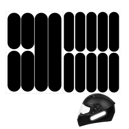 Ymapinc 16PCS Helmet Reflective Stickers, Night Visibility Reflective Tapes for Motorcycle Helmet Decals, Bike, Hard Hat Stickers for Safety