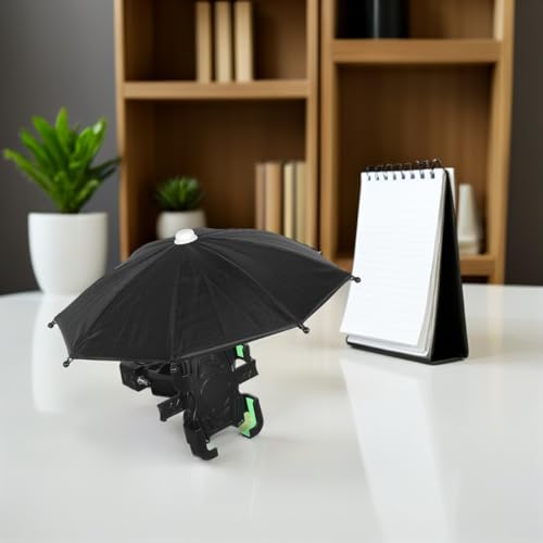 Waterproof Bike Handlebar Phone Holder with Umbrella for Motorcycles and Bicycles Compact Stable Clamp for Navigation and Outdoor Riding