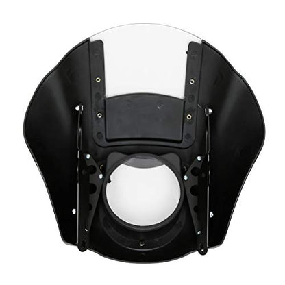 Windshield Fairing, SLMOTO Black Clear Quarter Fairing Windshield for Harley Sportster 88-Up XLH883 Low XL1200L, Dyna 95-05 Super Glide Custom EFI FXDCI Low Rider FXDL EFI FXDLI - color: Clear Windshield Fairing