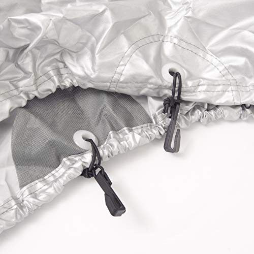 Budge MC-9 Sportsman Motorcycle Cover, Black, Waterproof, Universal Fit, Fits up to 86", Medium