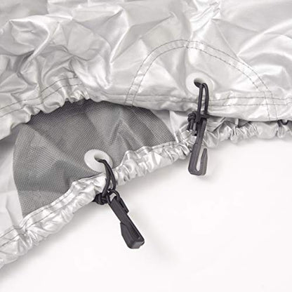 Budge MC-9 Sportsman Motorcycle Cover, Black, Waterproof, Universal Fit, Fits up to 86", Medium