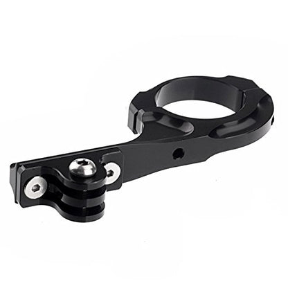 Fotasy Black 30mm-31.8mm Aluminum Handlebar Bike Motorcycle Mount for GoPro Hero Cameras HERO2 HERO3 Hero4 Hero5 hero6 Hero7, GoPro Action Camera Bike Mount
