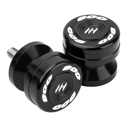 Motorcycle M8 Swingarm Spools Slider For V-Strom 800DE (DL 800DE) 2023-2025 V-Strom 800DE Adventure 2023-2025 Swing Arm Spool Slider Stand Screws Accessories (Black) - color: Black